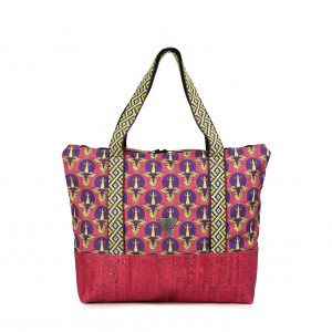 JASMINE midi shopper / fuchsia - cretan fuchsia