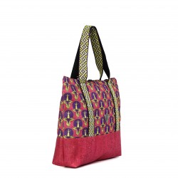 JASMINE midi shopper / fuchsia - cretan fuchsia