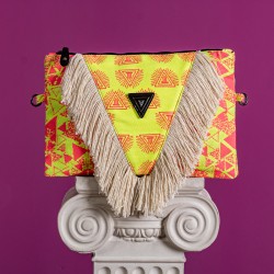 SILVIA / Abstract Fuchsia & Trinity Yellow