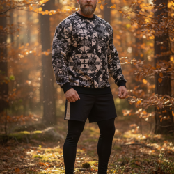 Ionis Sweatshirt Abstract Black