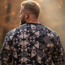 Ionis Sweatshirt Abstract Black