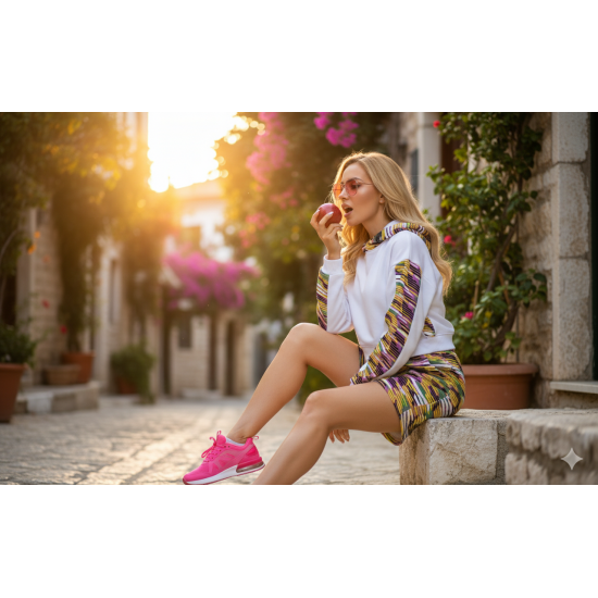 Ionis Hoodie CropTop Hermes Multi