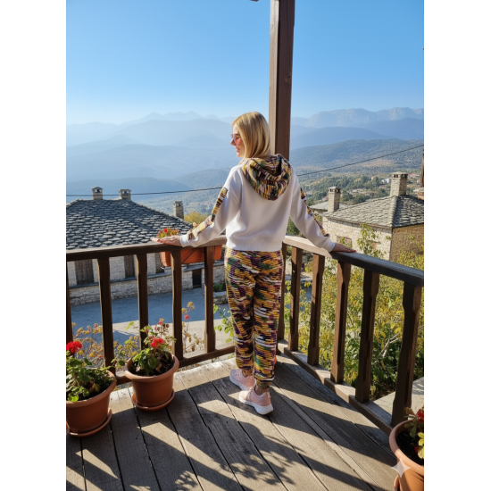 Ionis Hoodie CropTop Hermes Multi