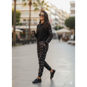 Ionis Hoodie CropTop Abstract Black Ionis Hoodie CropTop Abstract Black