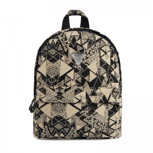 NOAH / Backpack Abstract Μαύρο-Πούρο