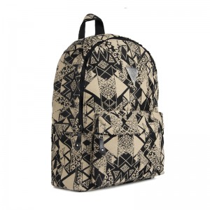 NOAH / Backpack Abstract Μαύρο-Πούρο
