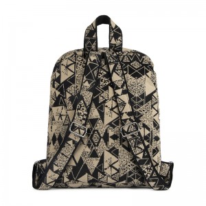 NOAH / Backpack Abstract Μαύρο-Πούρο