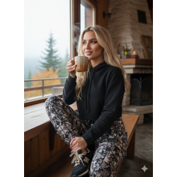 Rhea tracksuit Abstract Black