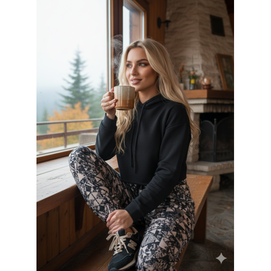Rhea tracksuit Abstract Black Rhea tracksuit Abstract Black